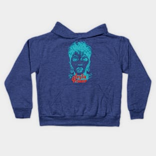 Retro Anita Baker Overprint Kids Hoodie